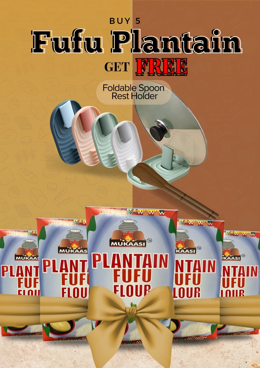 Buy 5 Plantain FUFU Get FREE Foldable Spoon Holder